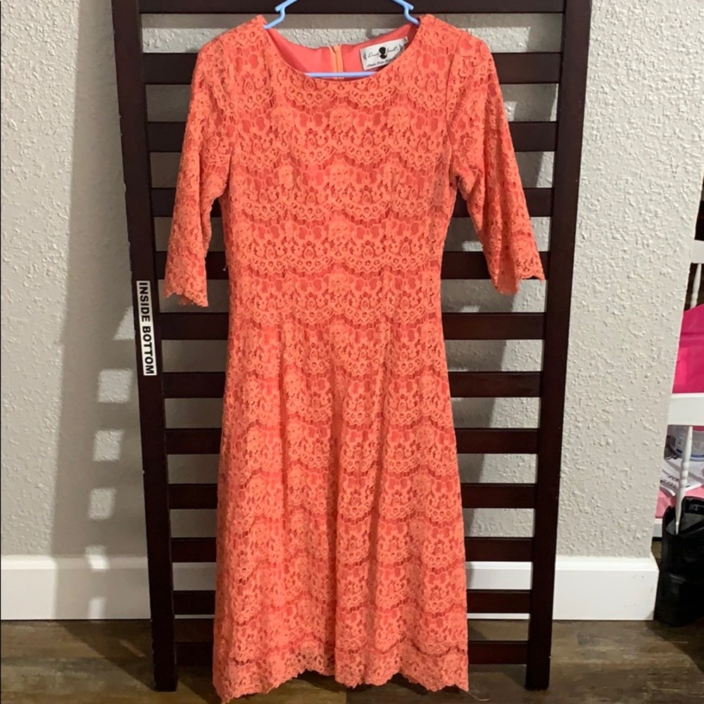 Dainty Jewels Salmon Dress